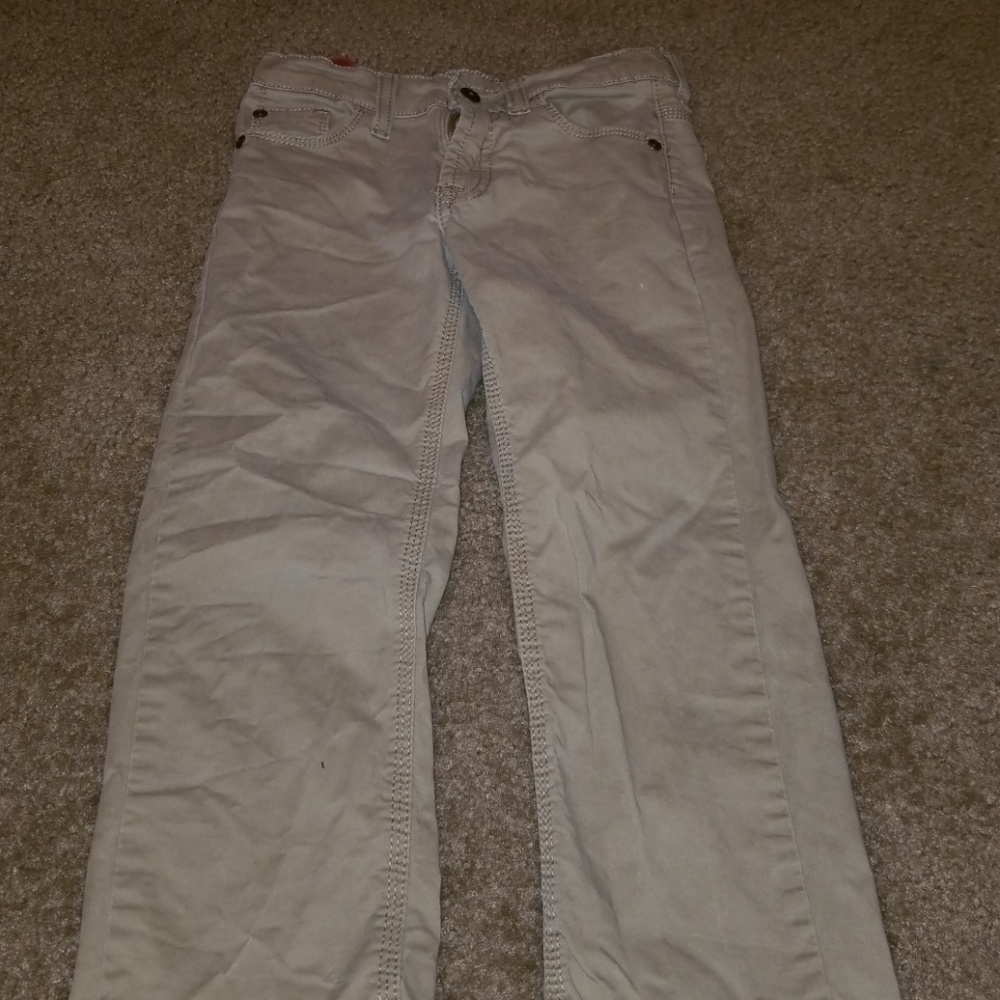 Boys wrangler khaki skinny jeans